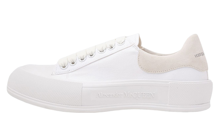 【alexander mcqueen】Deck lace-up plimsole/697120 W4MV7 9000 Alexander McQueen Deck Lace-Up Plimsoll SneakersColor
