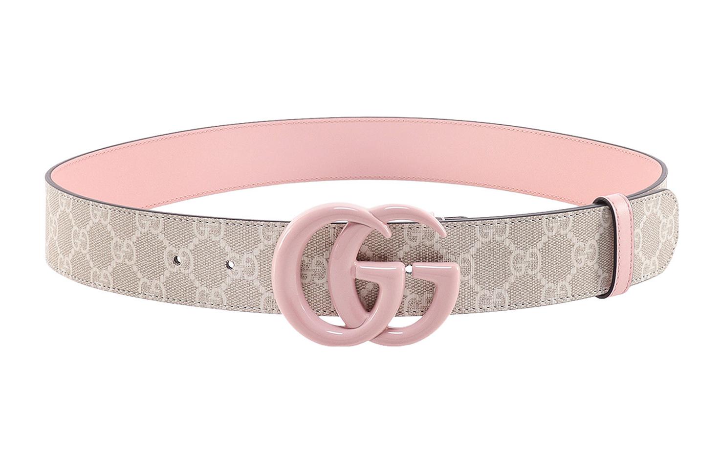 Light pink gucci belt online