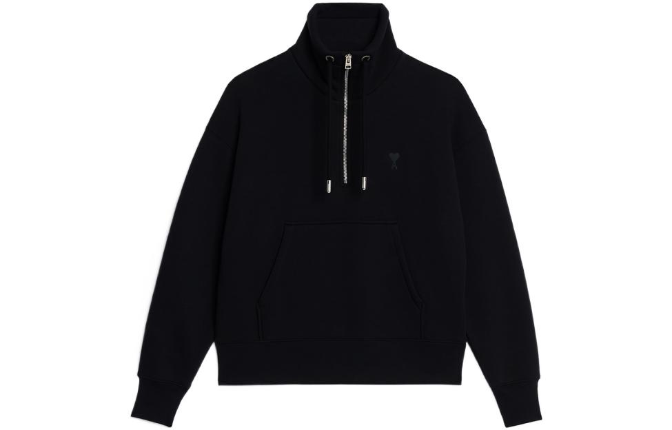 AMIPARIS Sweatshirts Unisex Black - POIZON AMIPARIS Sweatshirts Unisex Black - POIZON