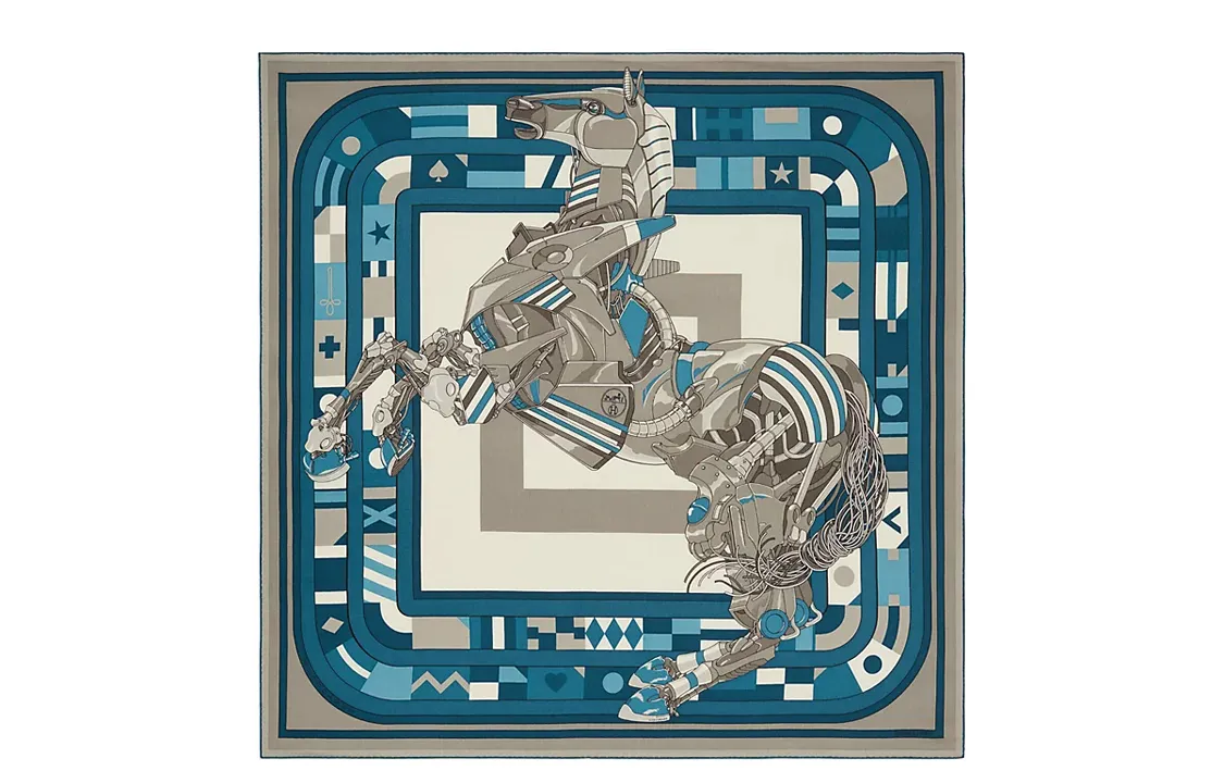 HERMES Men Silk Scarf - POIZON