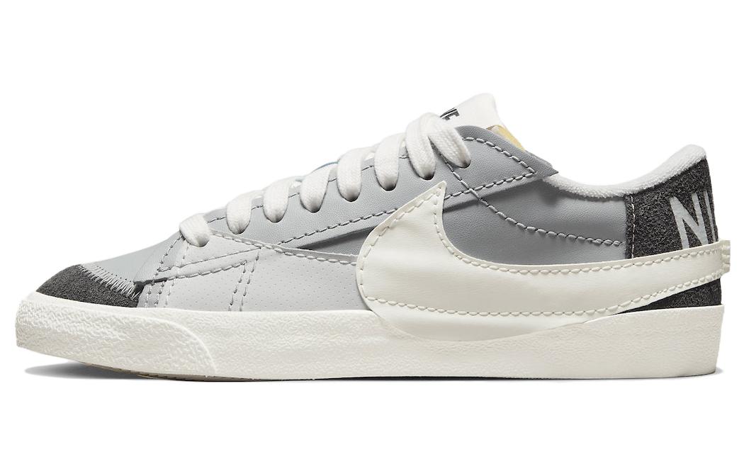 nike blazer low white leather