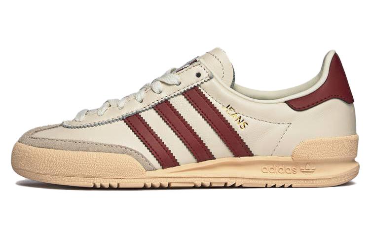 Adidas jeans white red online