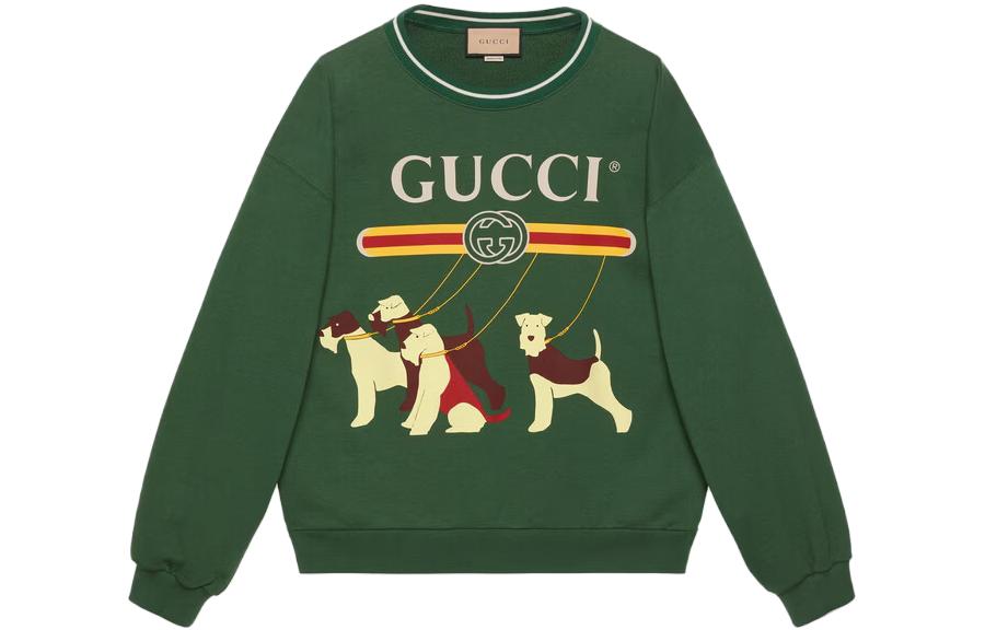 Gucci Green Hoodies Sweatshirts for Women s Men s Sneakers Clothing Sale New POIZON