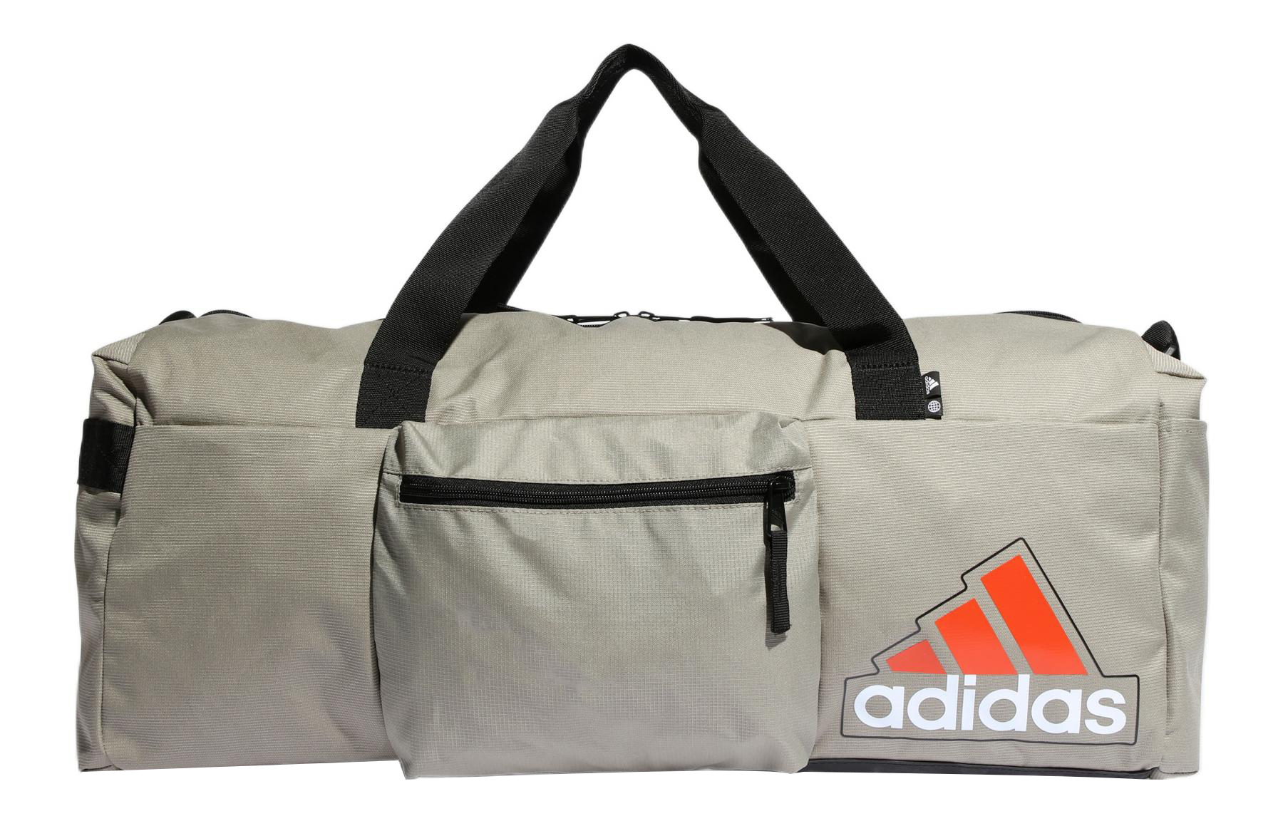 Adidas id duffel bag grey on sale