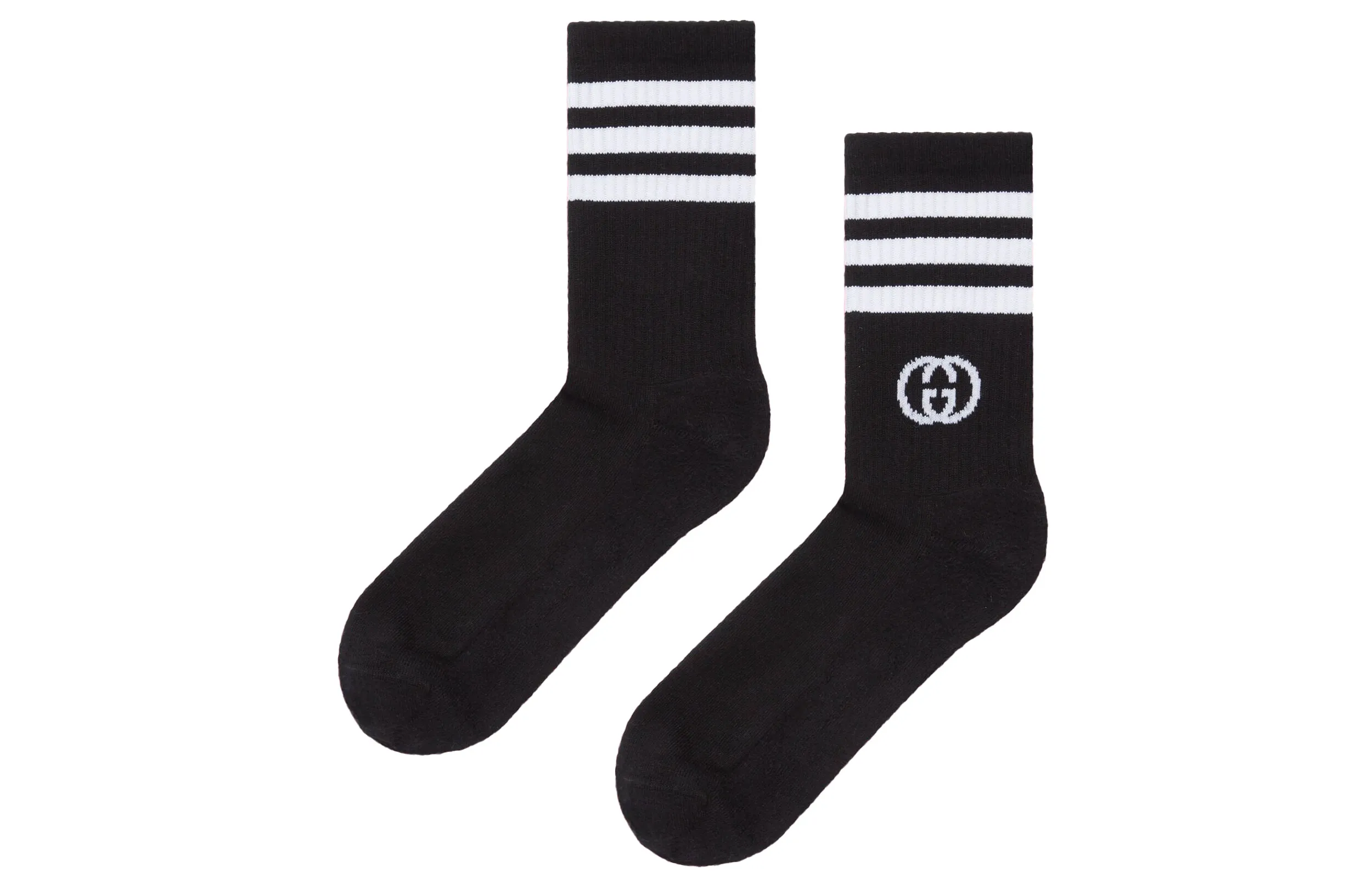 GUCCI X Adidas Ankle Socks Black/White - POIZON
