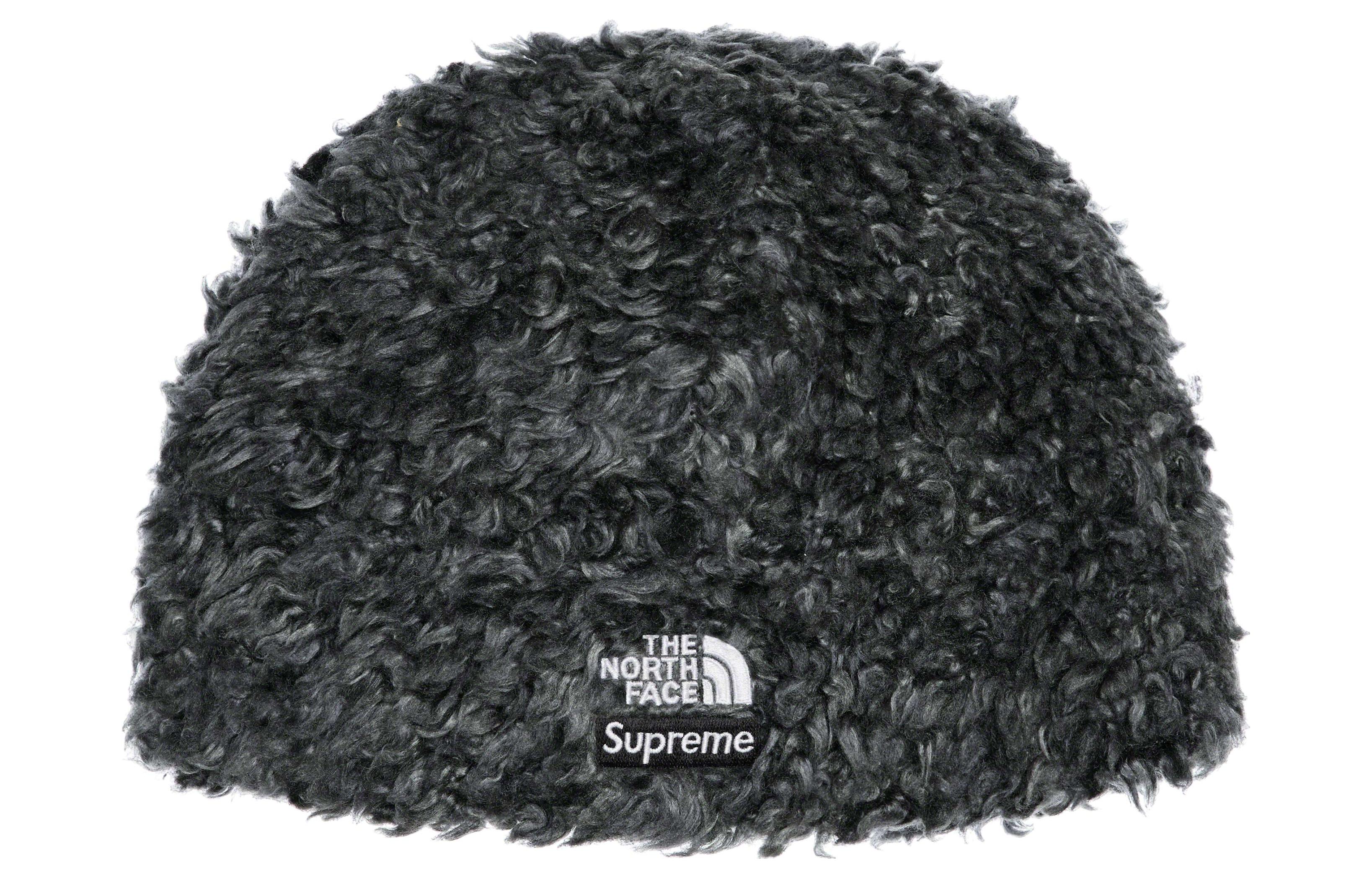 Supreme X The North Face High Pile Fleece Beanie - POIZON