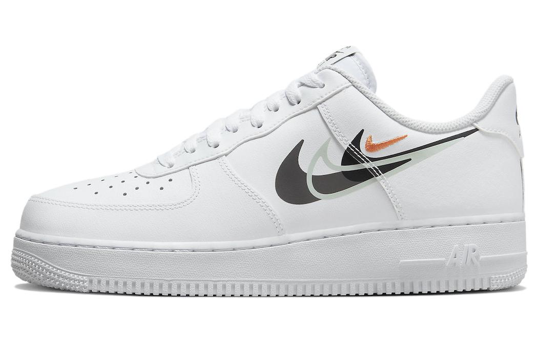 Nike Air Force 1 Low 'Multi Swoosh' White Black US M 9.5