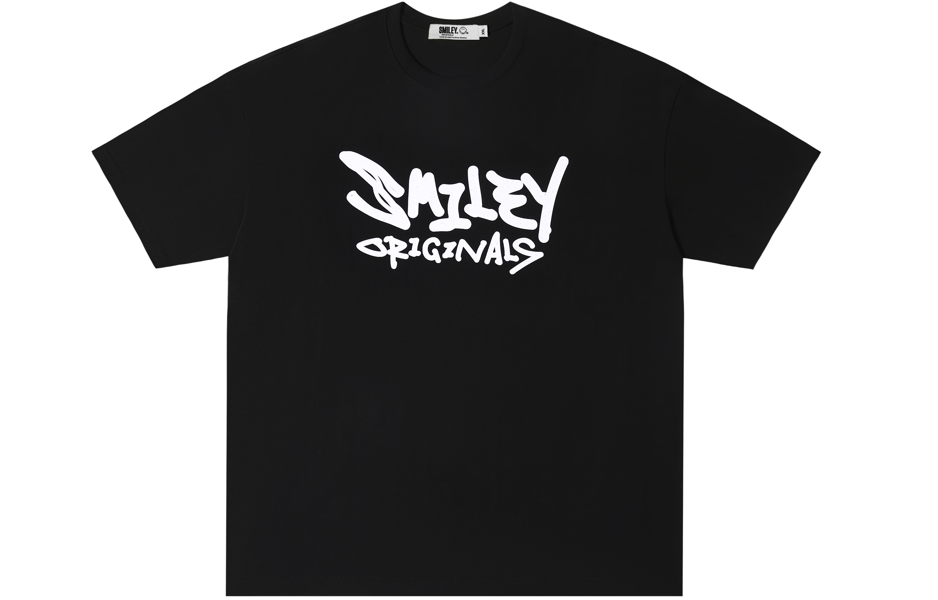 T-shirt Smileys Jaune Années 90 - Taille M, Coton Premium, Sérigraphie | Neuf Sans étiquette