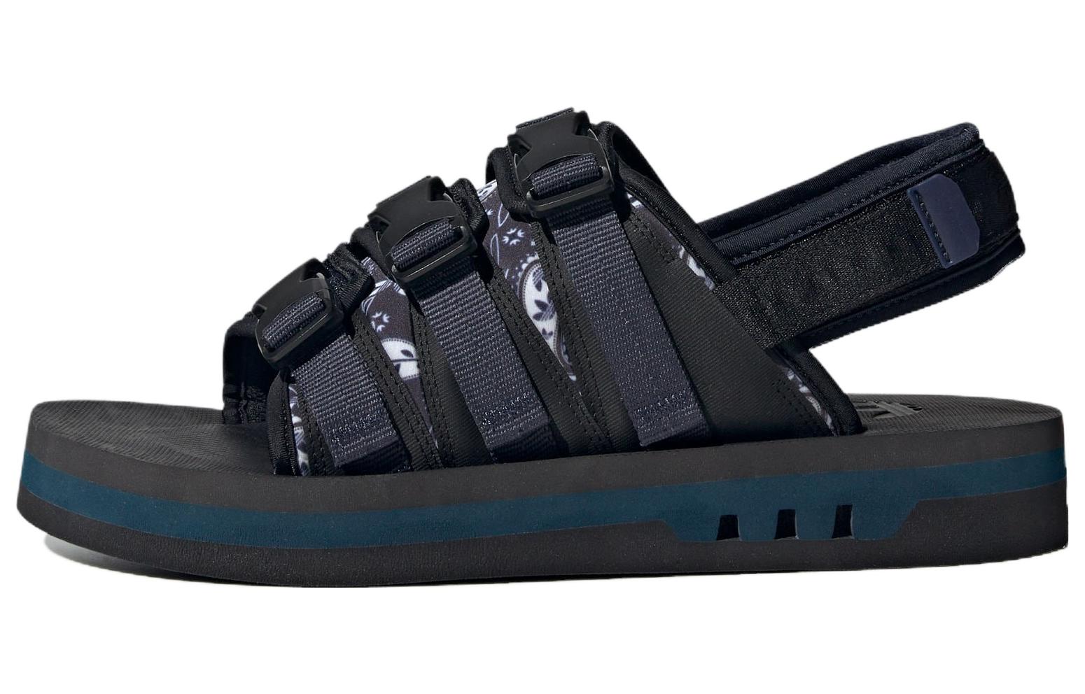 【関税&送料込】Adidas Originals Sandals Adidas Originals Originals AdiSTRP Sandals 'Black Grey Blue