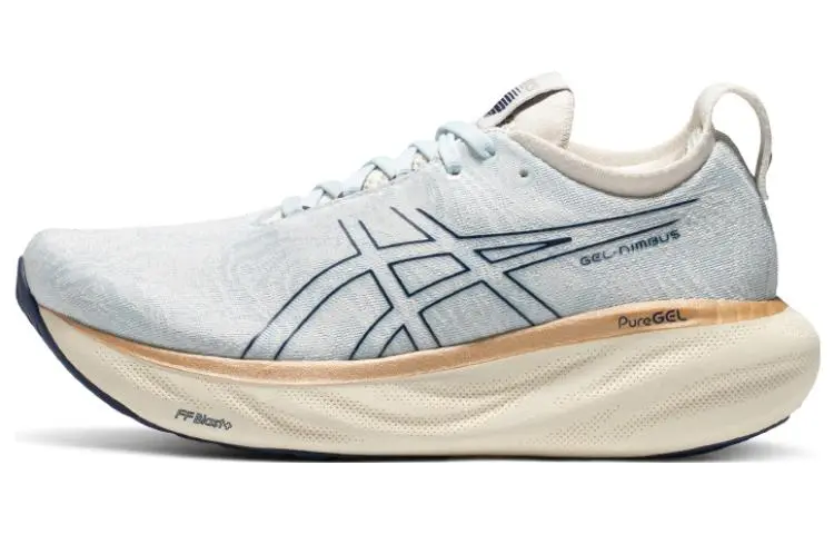 Asics Gel-Nimbus 25 Nagino Womens Light Blue Running Shoes