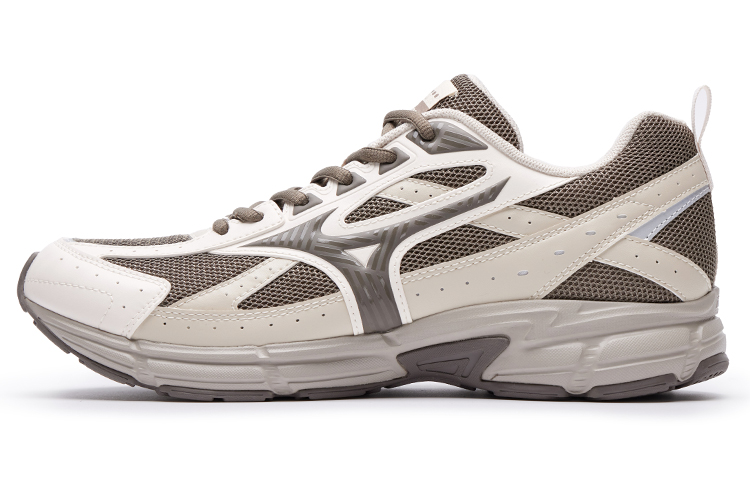 Mizuno Speed Running Shoes Unisex Low-Top White Brown - POIZON