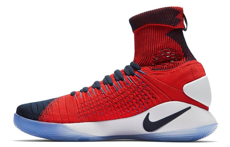 NIKE HYPERDUNK2016 ナイキ ハイパーダンク25.5cm レッド NIKE ナイキ Hyperdunk 2016 ハイパーダンク High Flyknit USA