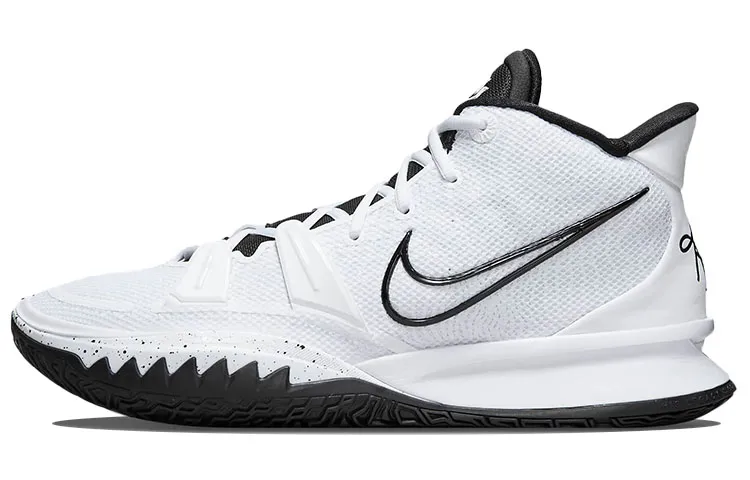 Nike Kyrie 7 Basketball Shoes Men Mid-top White Black - Poizon