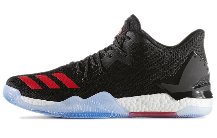 Adidas D Rose 7 Low 'Black Red' US M 7 - POIZON