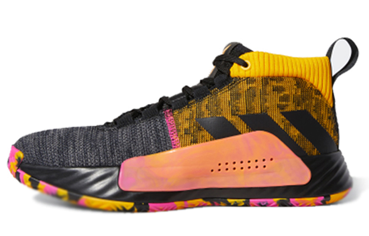 adidas Dame 5 Core Black Shock Pink POIZON