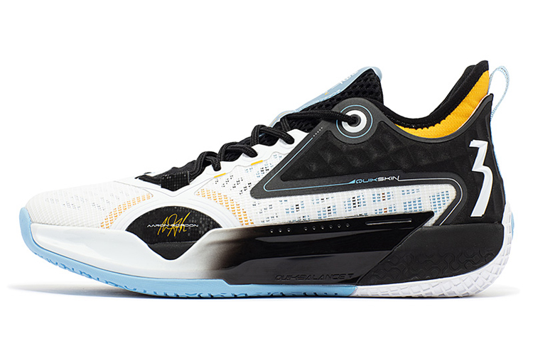 361° Zen 5 Basketball Shoes Men Low Top White - POIZON