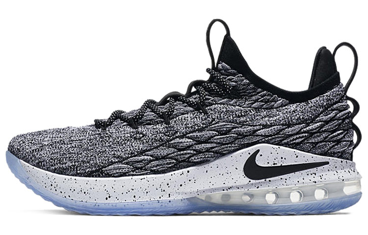 Nike LeBron 15 Low EP Oreo Black White POIZON