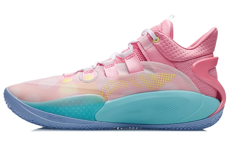 Lining Sonic Ⅸ Low Geranium Pink Li-Ning 2021 Sonic 9 Low Men's Professional Basketball Game