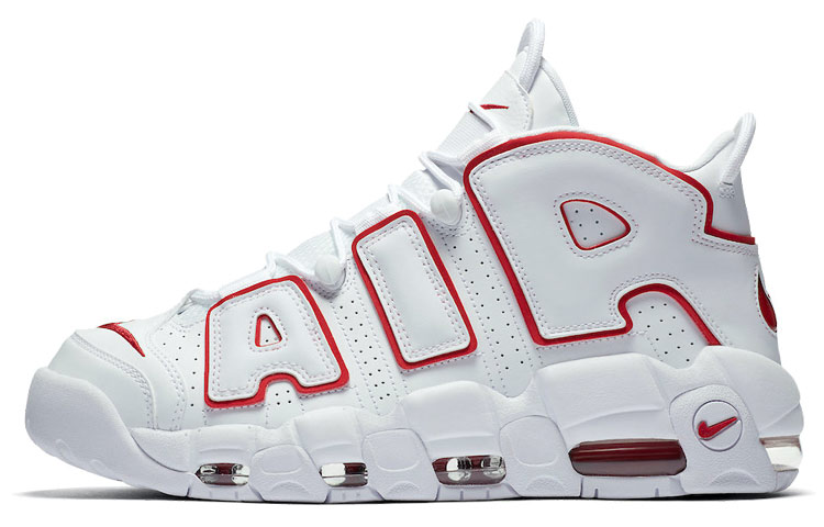 Supreme X Air More Uptempo 'Red' - Nike - 902290 600