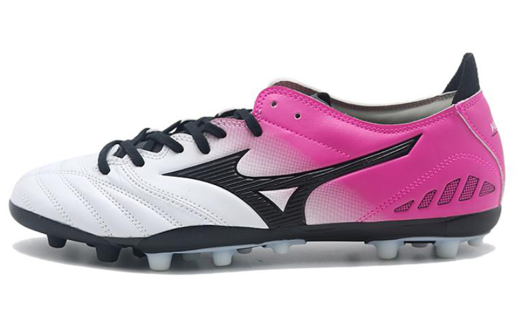 Mizuno Morelia Neo 3 FG Firm Ground Soccer Cleats - White/Black/Pink