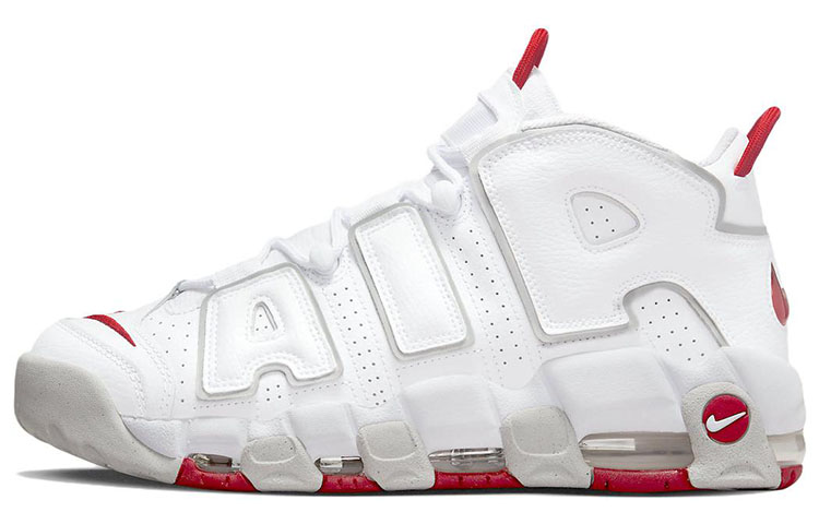 Nike uptempo red and white release date best sale