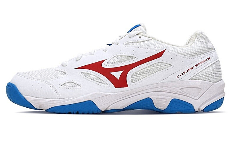 Mizuno Training Shoes Unisex Low Top White Blue Red POIZON