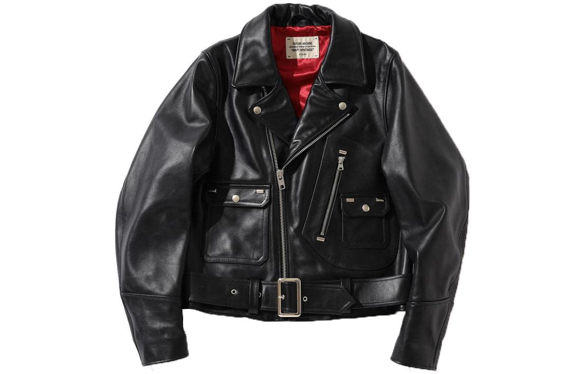 BEAMS (BEAMS) Used Processed Leather Zip Blouson (Blouson