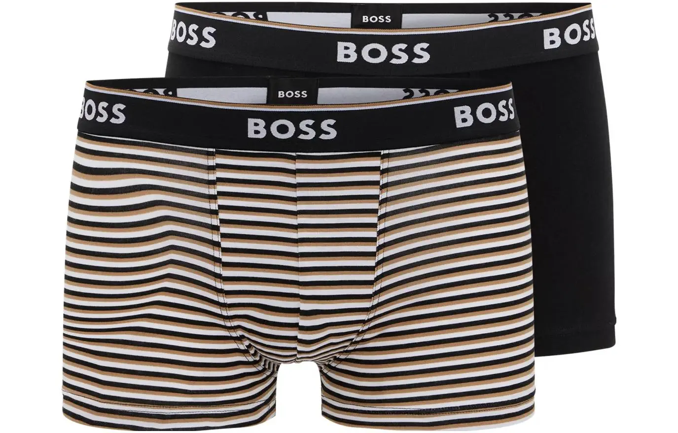 Boss Boxer Corti Uomo - Confezione Multicolore In Cotone Ed Elastan, Vestibilità Comoda - 4