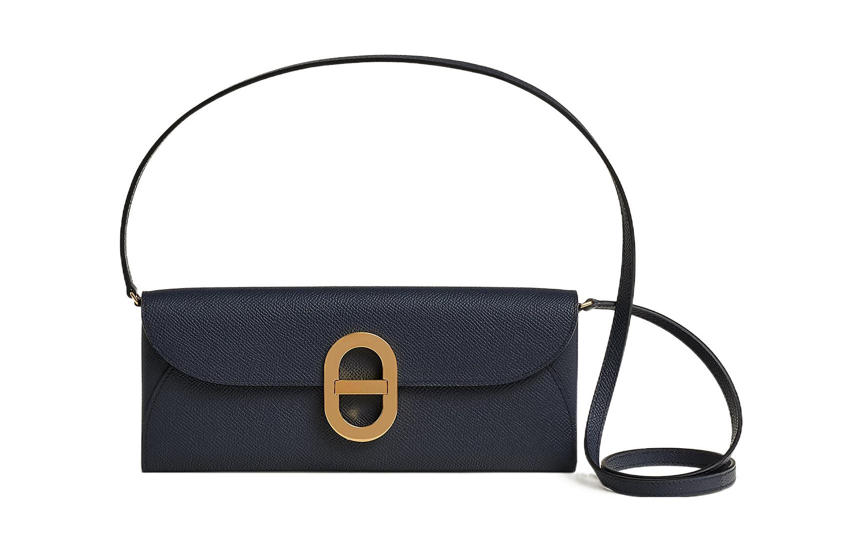 【お出かけに最適♪】HERMES 長財布≪Chaine d'Ancre To Go≫ Hermès Chaine d'Ancre To-Go Blue Indigo Epsom Leather Ladies