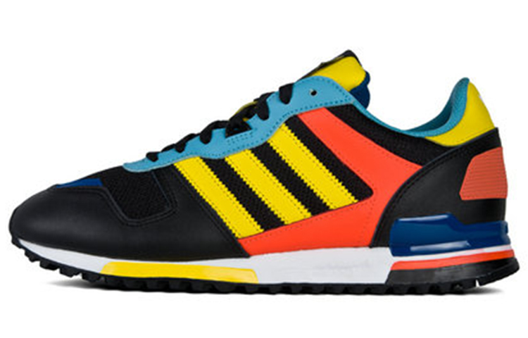 正規店仕入れの 700 ZX Originals Adidas Casual Black/Blue Low-Top Men Shoes 乳液・ミルク