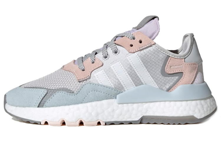 Adidas Originals Nite Jogger Grey Pink Tint Women s POIZON