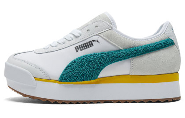 Puma Women s Roma Amor Heritage White Teal Green POIZON