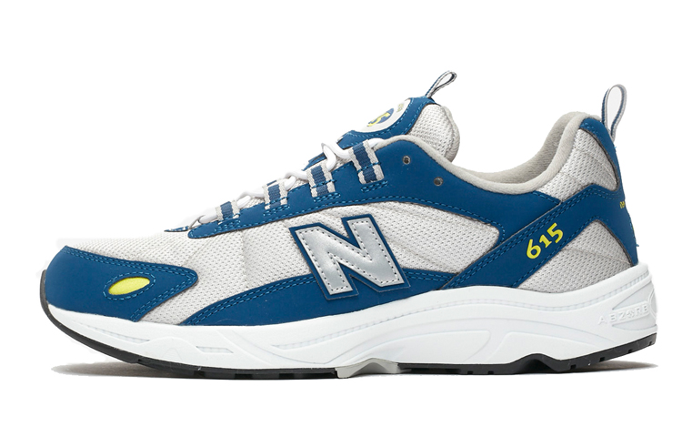 New Balance NB 615 Casual Shoes Unisex Low-Top White Blue - POIZON