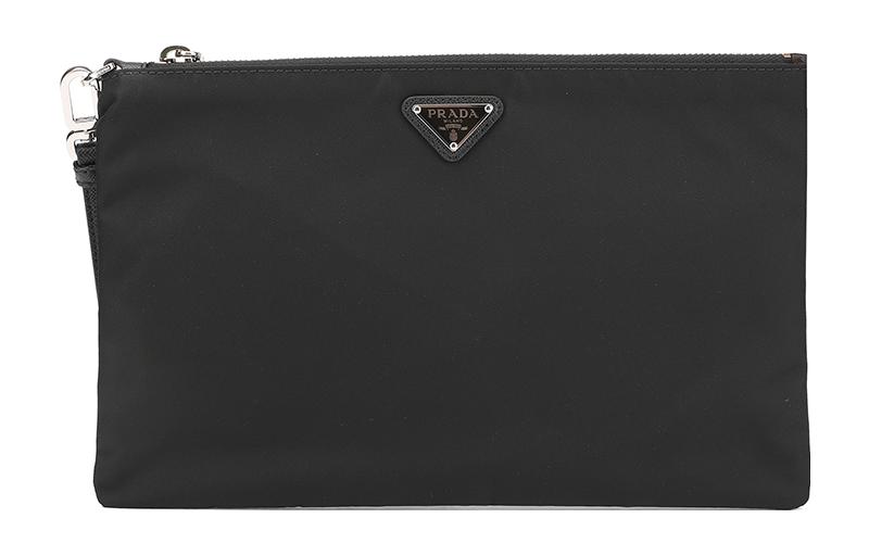 Prada Nylon clip-on store men's clutchbag