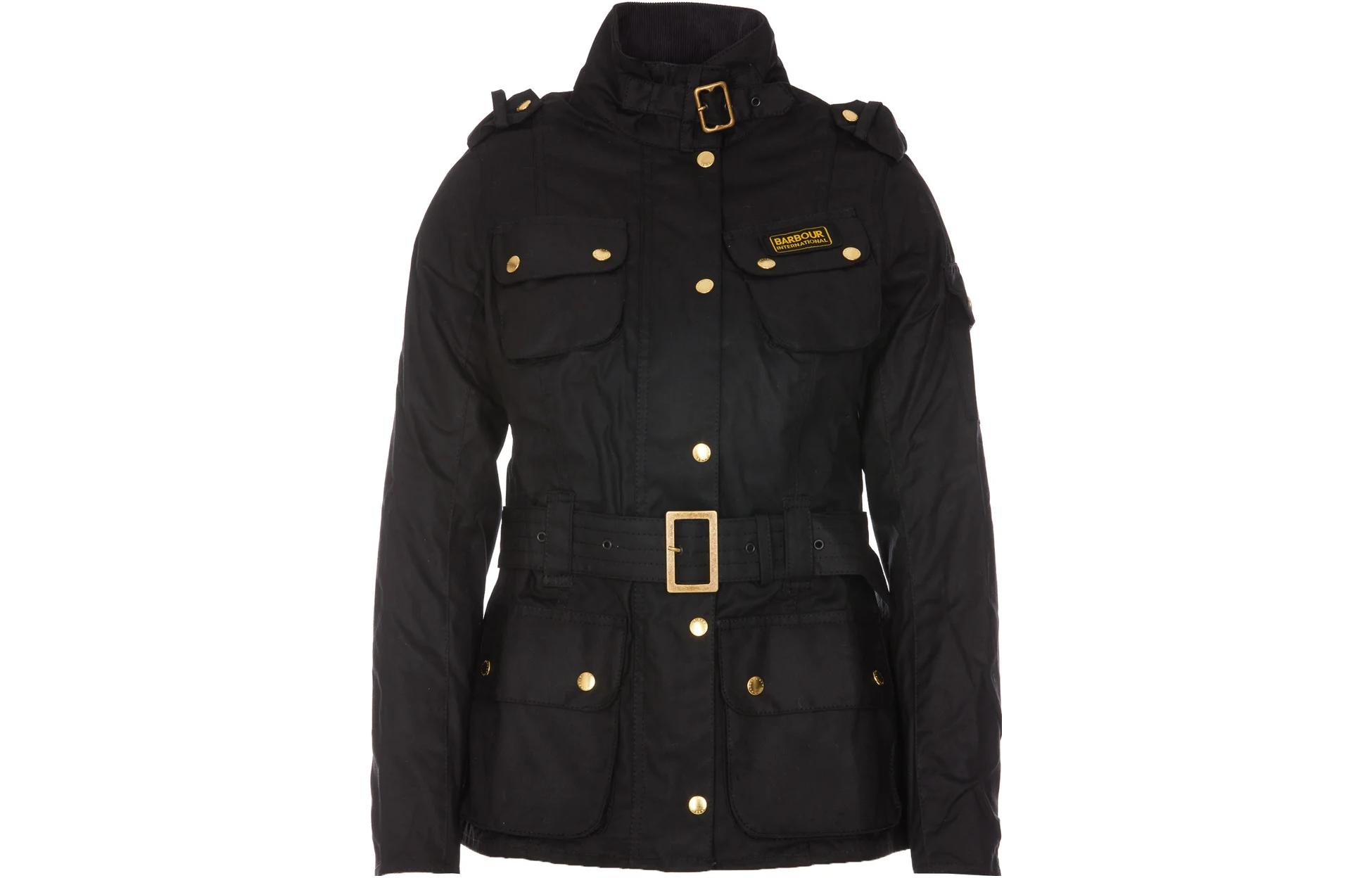 ジャケット BARBOUR Women Jackets LSP0203 BK11 BLACK Black/Clas -Barbour Cropped Beadnell Ladies Wax Jacket MSRP