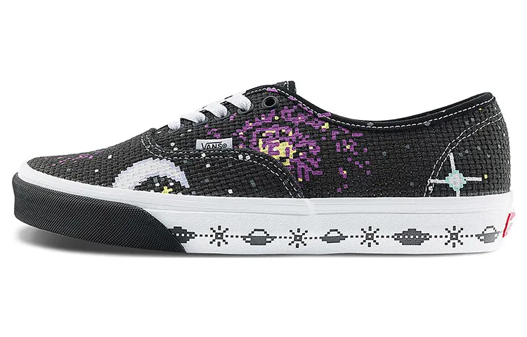 Vans CLOTTEE X Authentic 'Pixelated Universe - Black' - POIZON