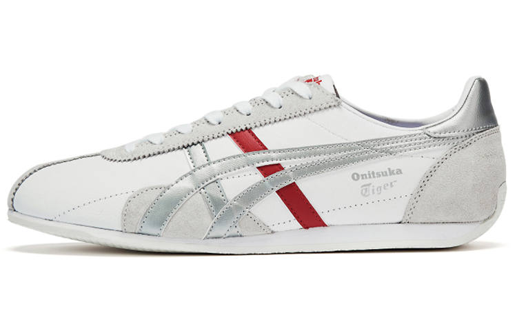 Onitsuka Tiger Runspark Sport Shoes White Silver Red