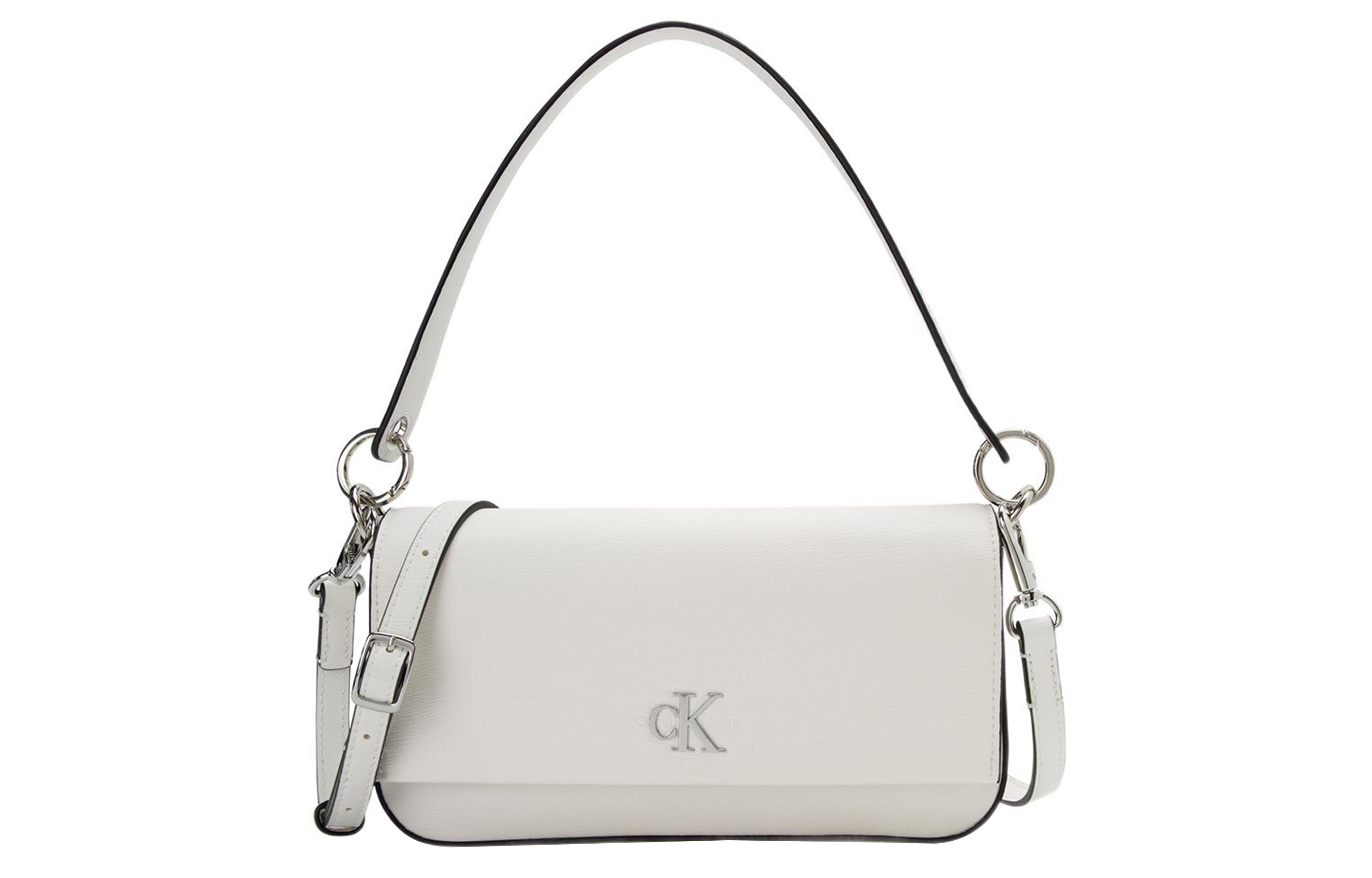 ☆ ☆ Women's CKJ Drawstring Shoulder Bag Ivory Jual Calvin Klein Calvin Klein Jeans Accessories - CKJ