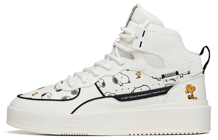 Snoopy X ANTA Life Collection Skateboard Shoes Women's Mid Snoopy X ANTA Life Collection Skateboard Shoes Women's Mid