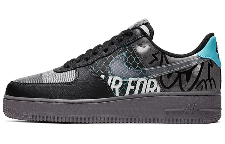 nike air force 1 low black gold