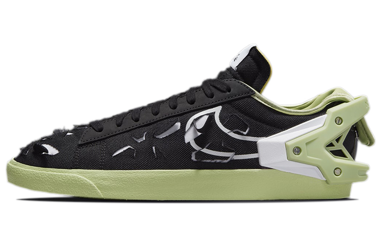 Nike x Acronym Blazer Low Black White Olive Aura 5