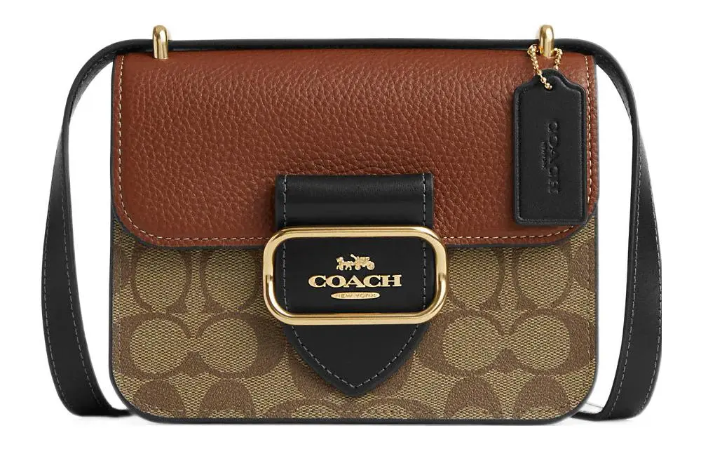 COACH Morgan 18 Square Crossbody Bag In Colorblock Signature Canvas ...
