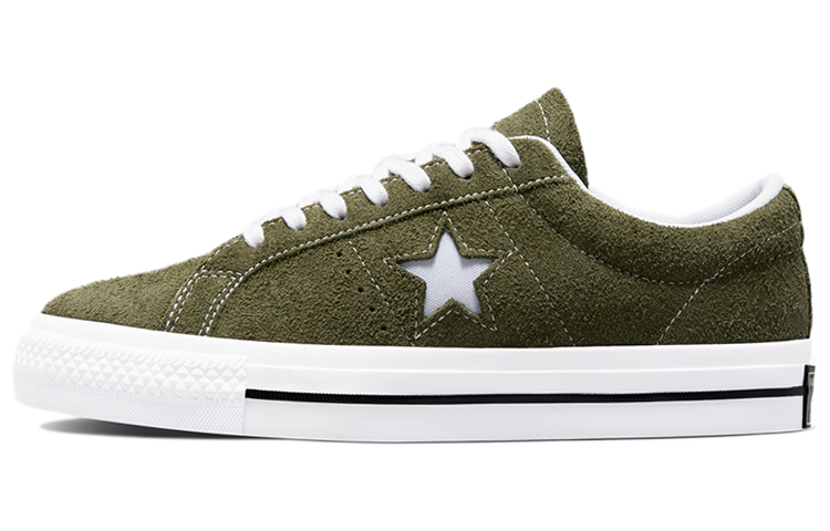 Converse one star kaki best sale