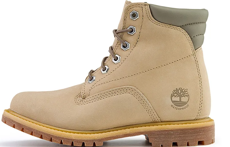 Timberland Waterville Outdoor Boots Women's Light Mud Earth Tone - POIZON