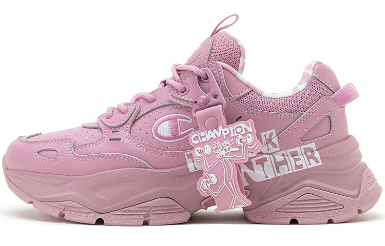 Pink Panther X Champion Chunky Sneakers Women's Low-Top Pink