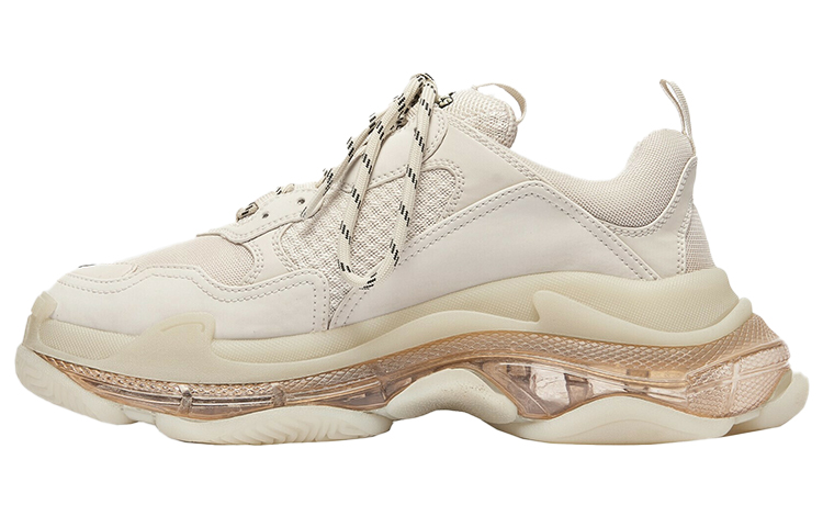 Balenciaga Triple S 'Clear Sole' Nude Sneakers Women's US W