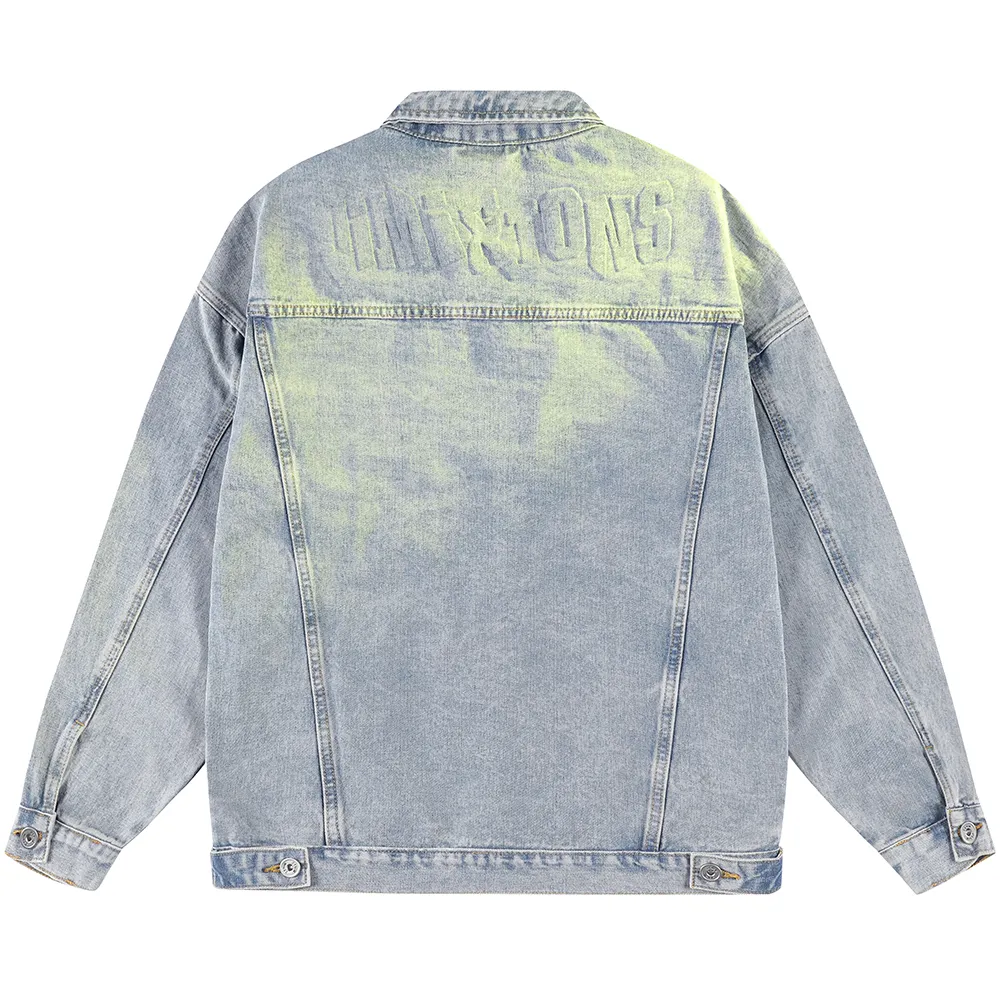 JIMI&JONS Denim Jacket Unisex - POIZON