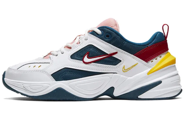 nike m2k tekno blue yellow