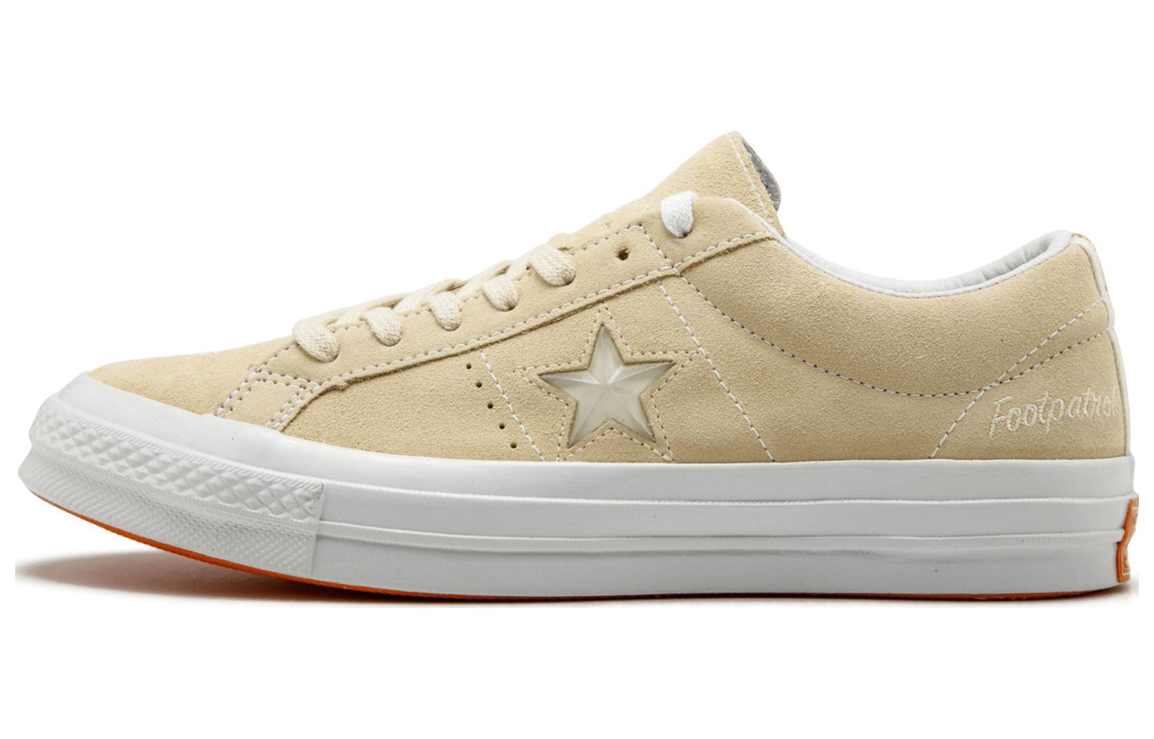 FOOTPATROL × CONVERSE ONE STAR US9 Converse One Star OX x Footpatrol Beige Khaki Tan Casual