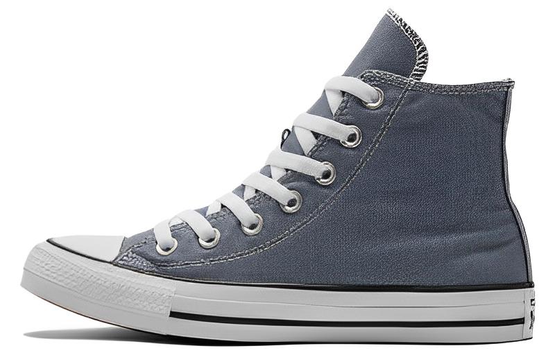 Converse Chuck Taylor All Star Canvas Shoes Unisex High Top Gray POIZON